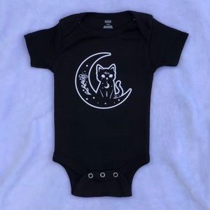 Black Kitty Onesie